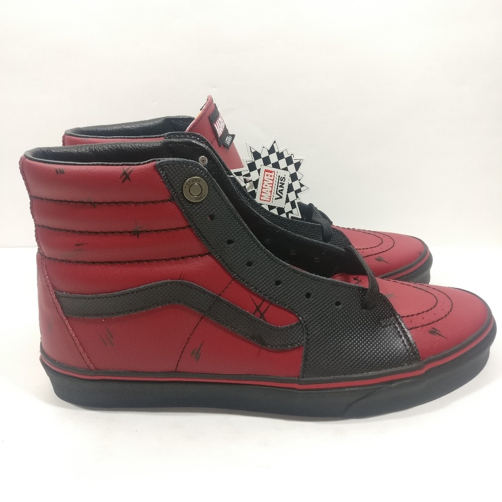 Vans SK8-HI Marvel Deadpool Leather Limited - Picture 3 of 8